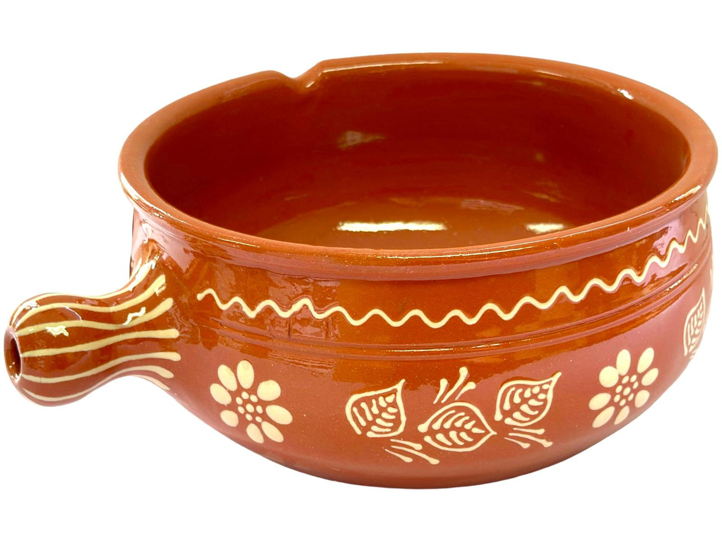Edgar Picas Cacarola Regional 4 Portuguese Terracotta Pan with Handle 32cm x 26cm x 12cm