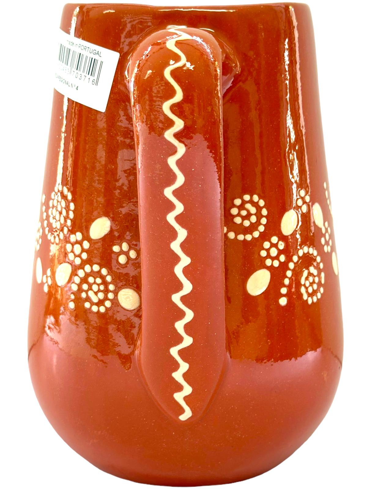 Edgar Picas Caneca Regional 4 Portuguese Terracotta Jug