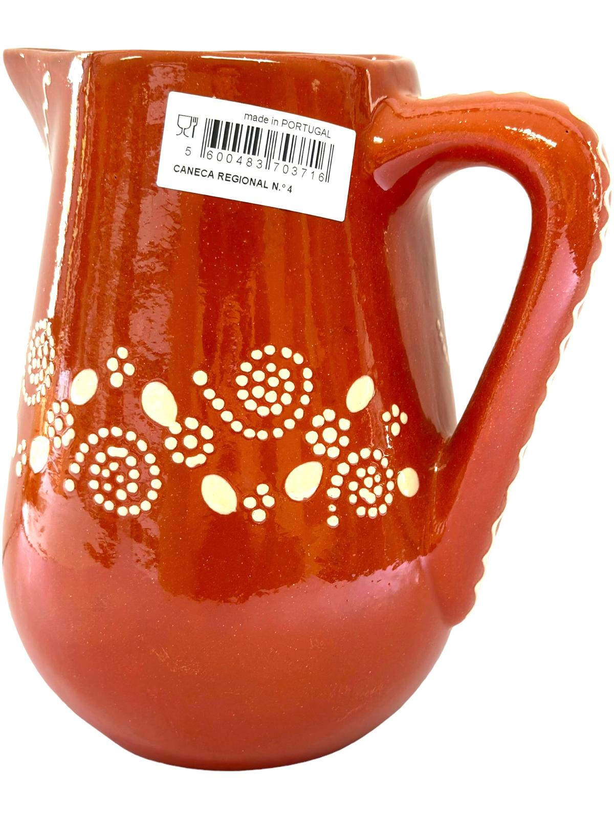 Edgar Picas Caneca Regional 4 Portuguese Terracotta Jug