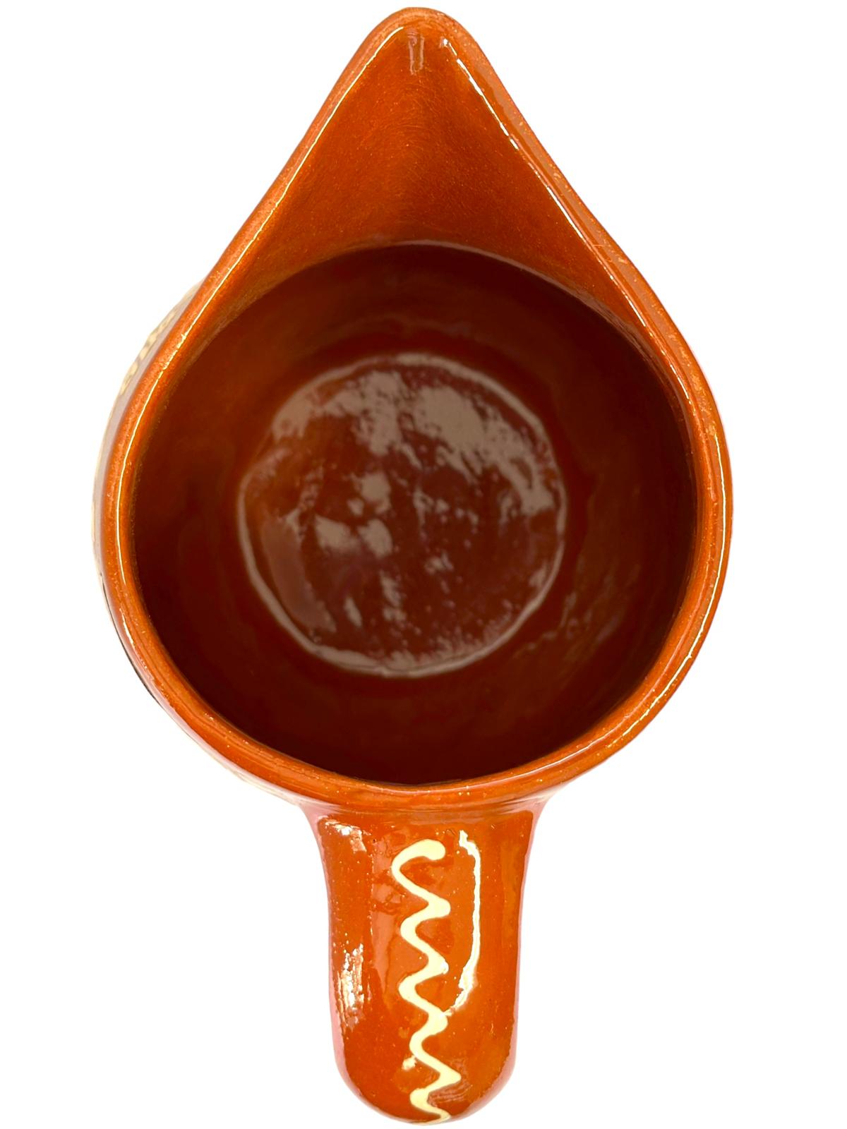 Edgar Picas Caneca Regional 3 Portuguese Terracotta Jug 18cm x 9.5cm x 19cm