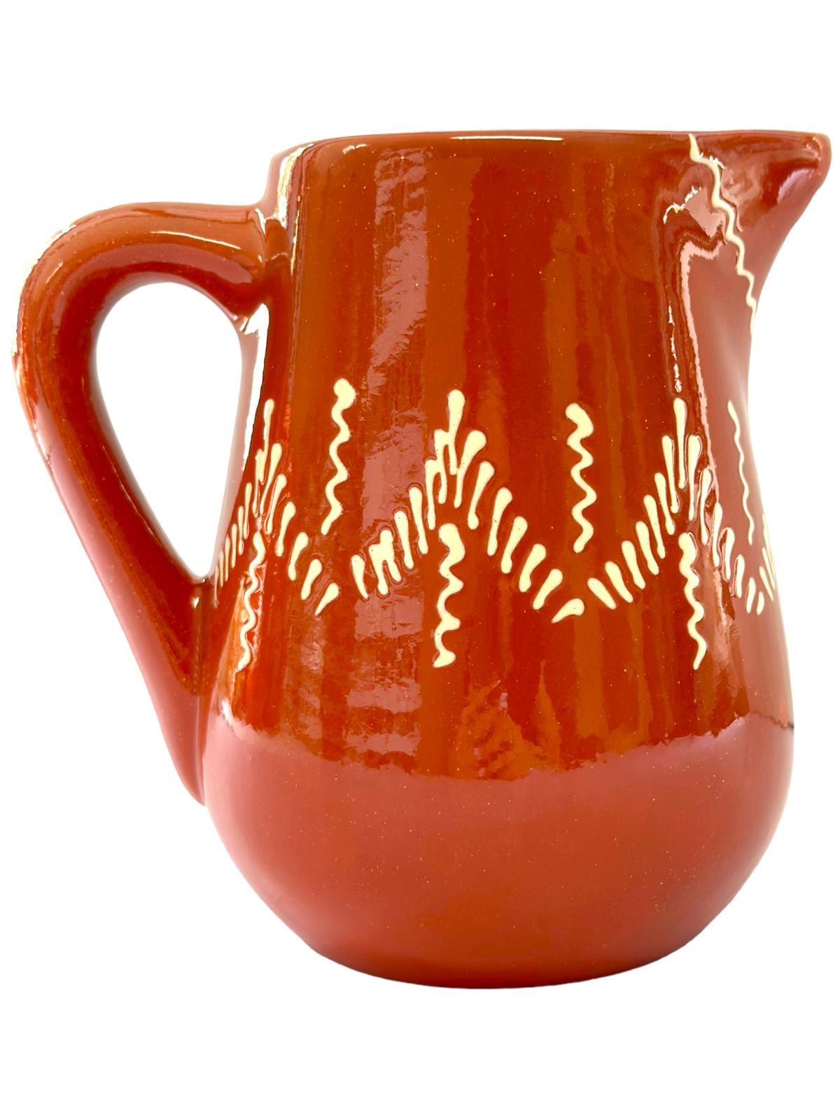 Edgar Picas Caneca Regional 2 Portuguese Terracotta Jug 16cm x 8.5cm x 19cm