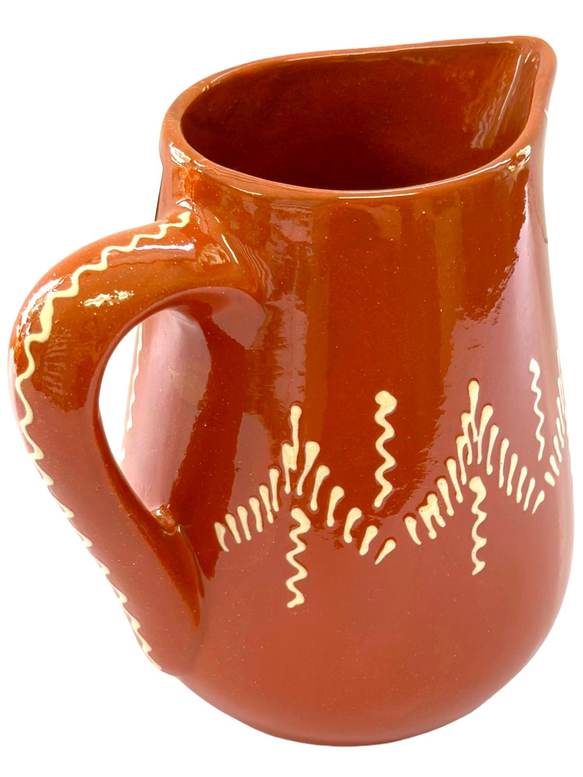 Edgar Picas Caneca Regional 2 Portuguese Terracotta Jug 16cm x 8.5cm x 19cm