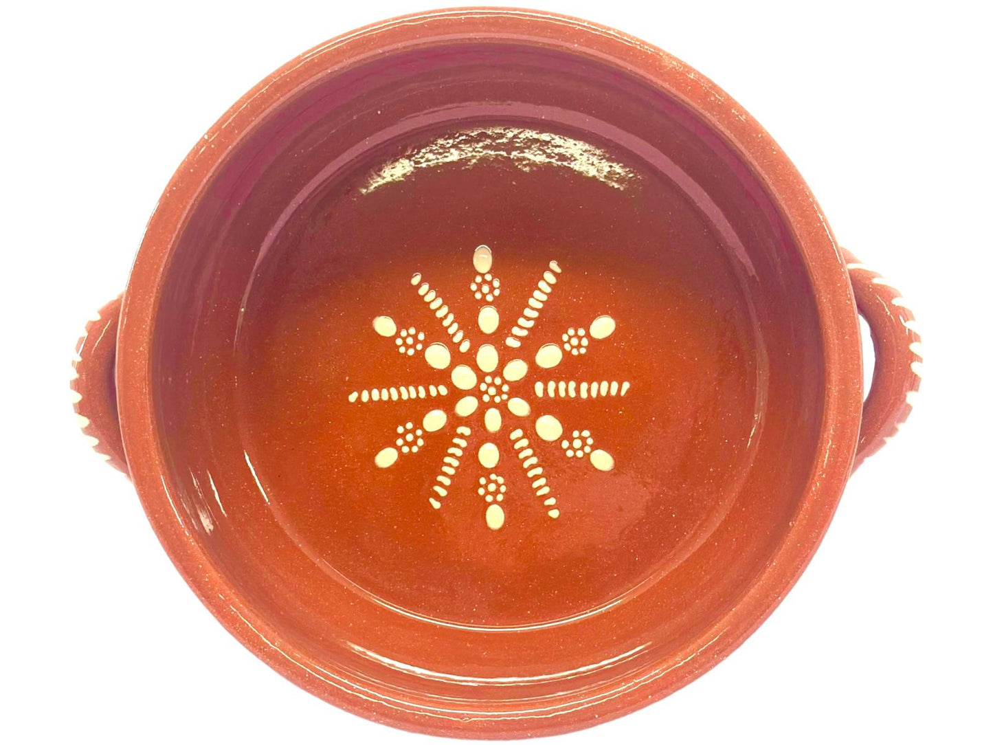 Edgar Picas Cacarola Baixa Regional 3 Portuguese Terracotta Round Baking Dish 20cm x 20cm x 8.5cm