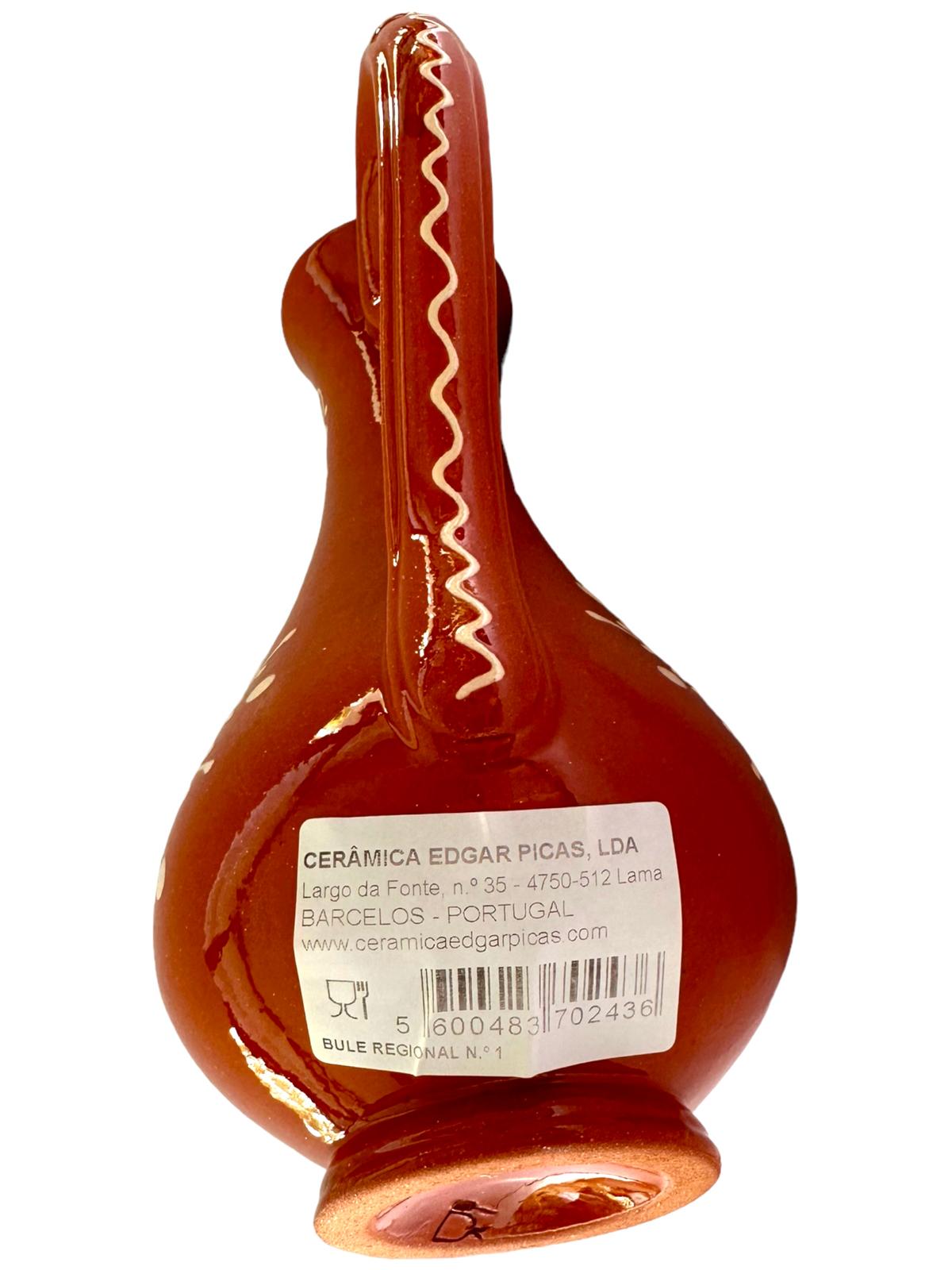 Edgar Picas Bule Regional 1 Portuguese Terracotta High Tea Pot