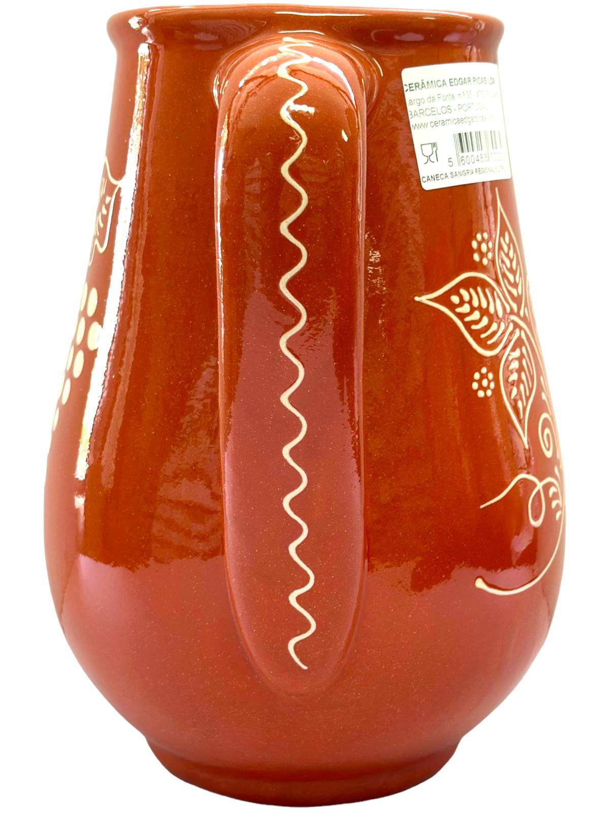 Edgar Picas Caneca Sangria Regional 5L Portuguese Terracotta Sangria Jug