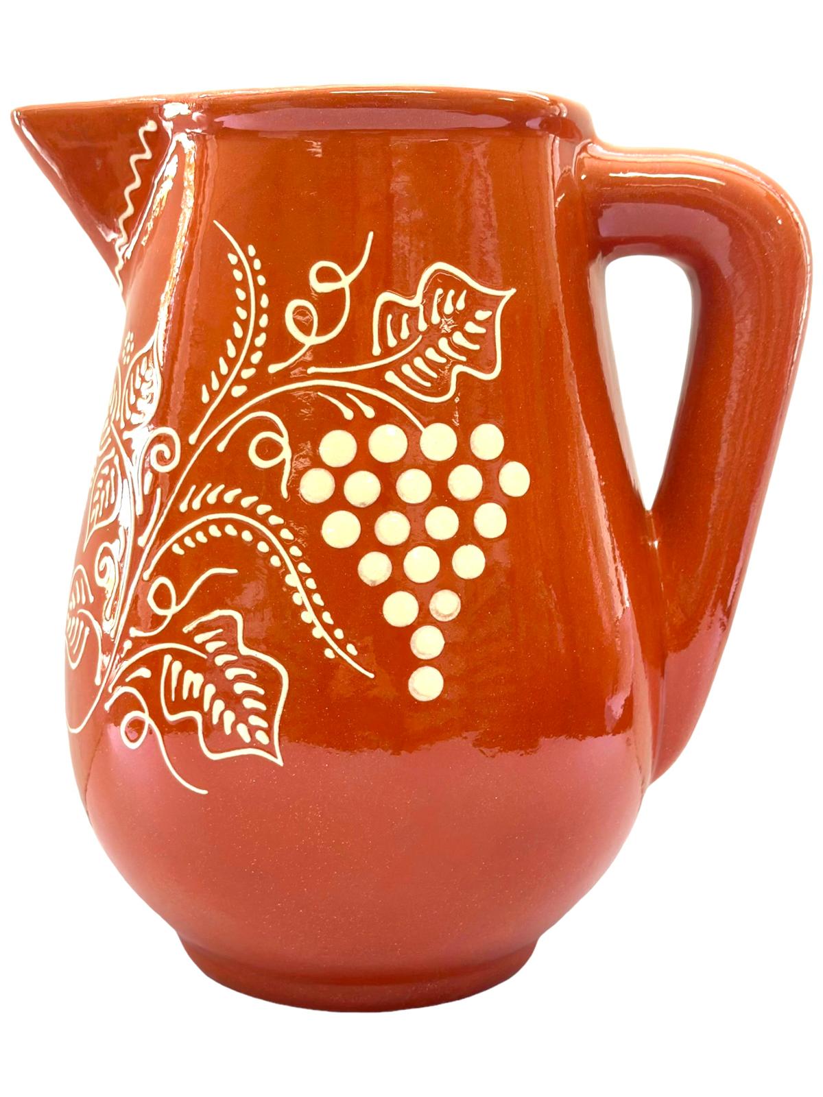 Edgar Picas Caneca Sangria Regional 5L Portuguese Terracotta Sangria Jug
