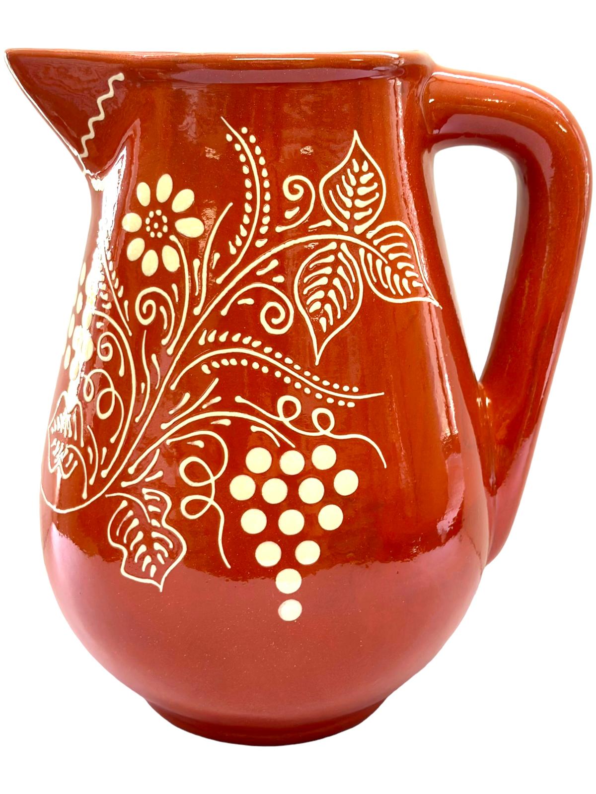 Edgar Picas Caneca Sangria Regional 7.5L Portuguese Terracotta Sangria Jug