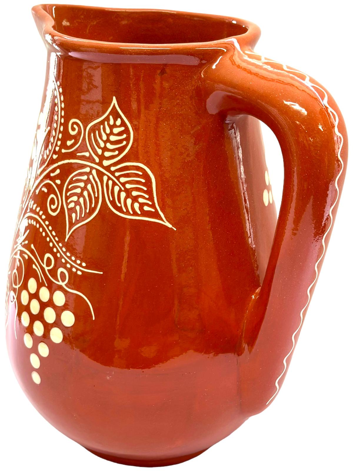 Edgar Picas Caneca Sangria Regional 7.5L Portuguese Terracotta Sangria Jug