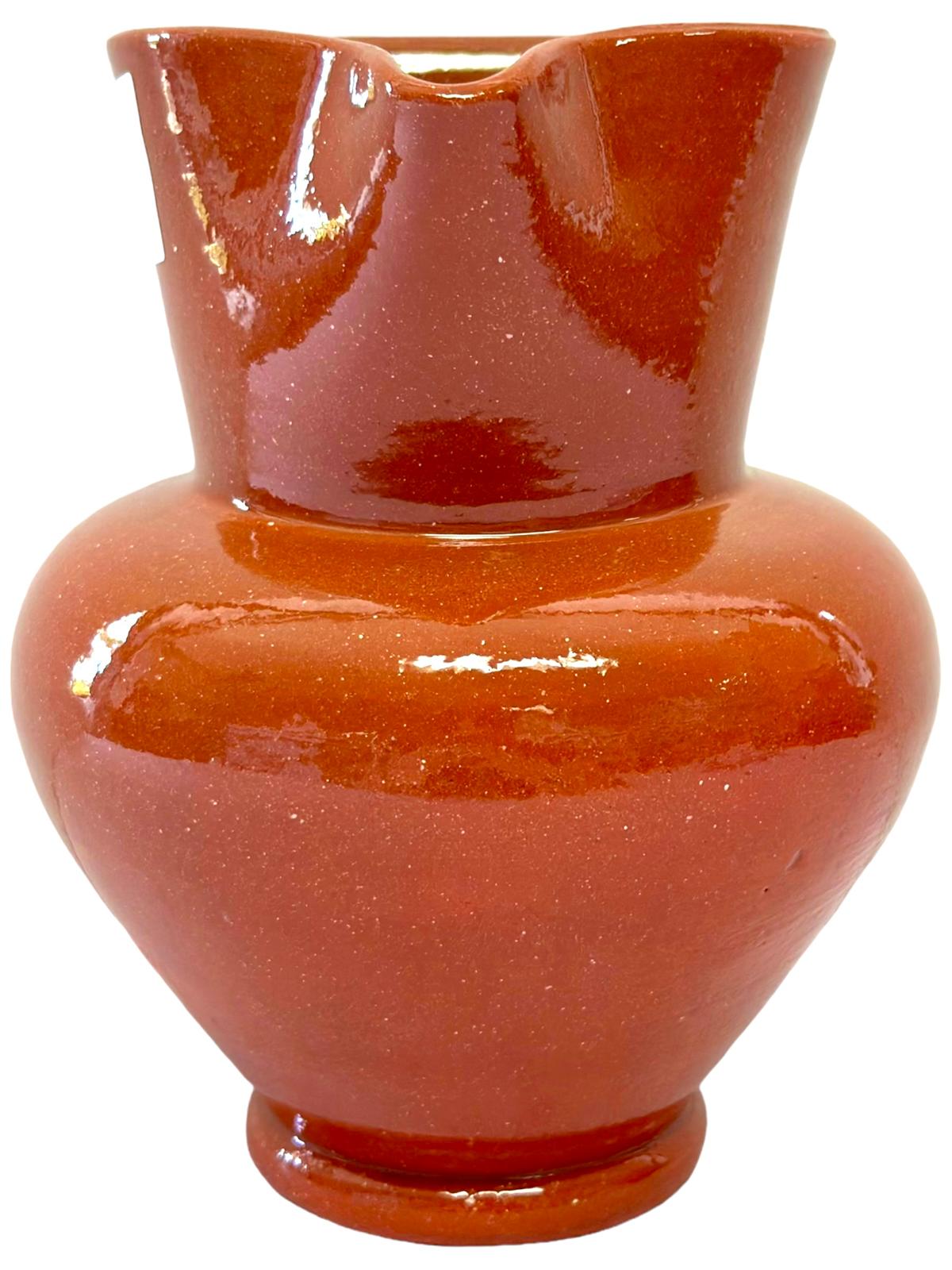 Edgar Picas Caneca Lisa Barriga 2 Portuguese Terracotta Belly Jug 15cm x 10cm x 16cm