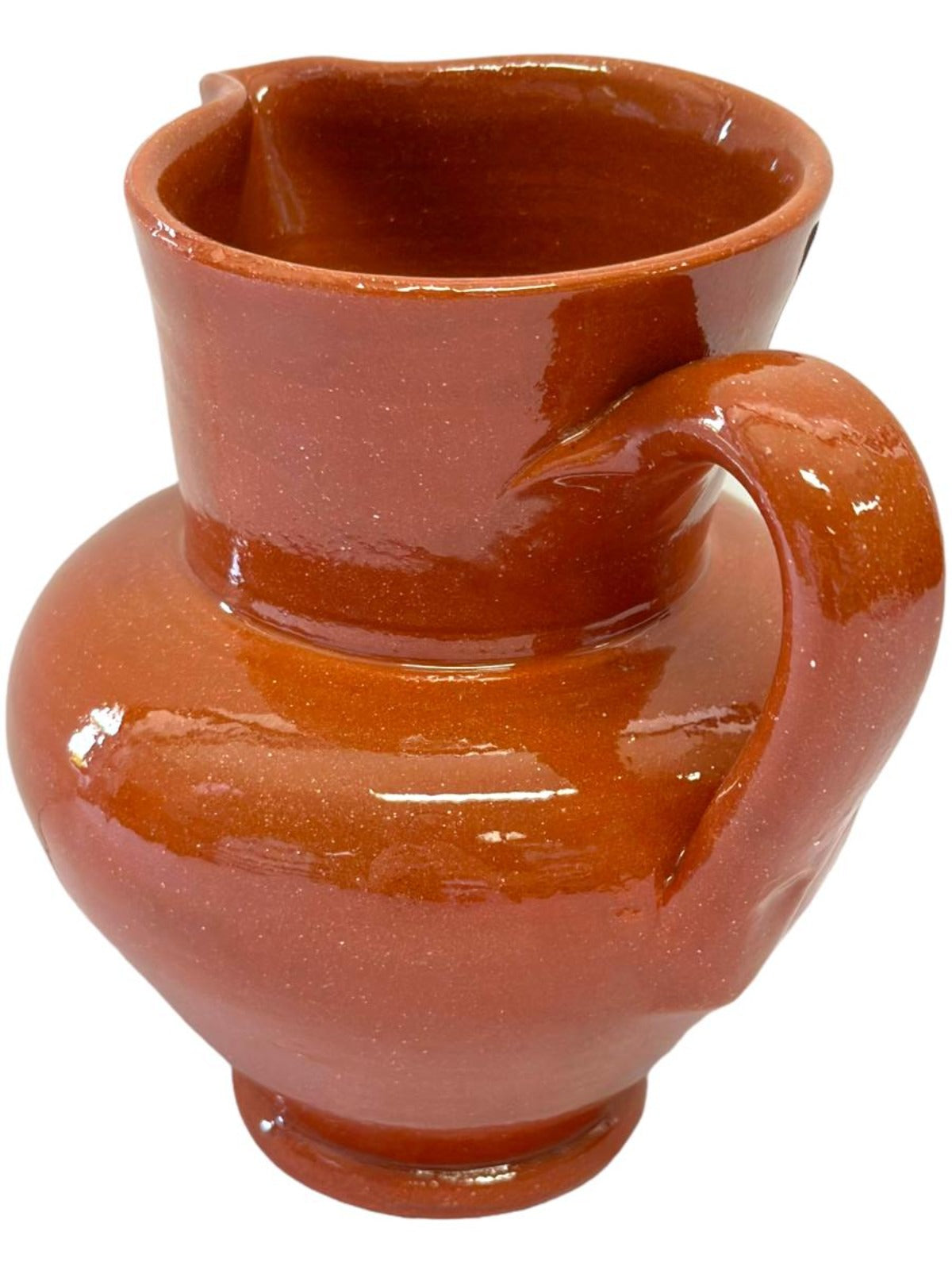 Edgar Picas Caneca Lisa Barriga 2 Portuguese Terracotta Belly Jug 15cm x 10cm x 16cm