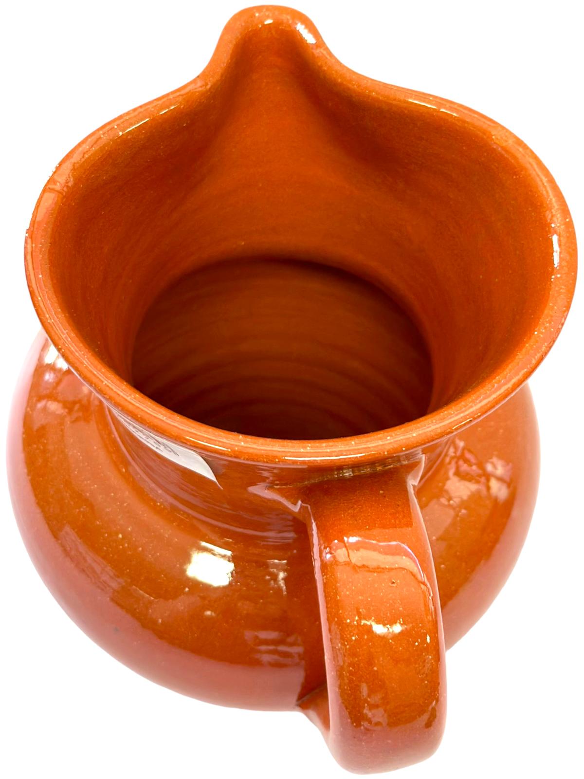Edgar Picas Caneca Lisa Barriga 3 Portuguese Terracotta Belly Jug 16cm x 11.5cm x 19cm
