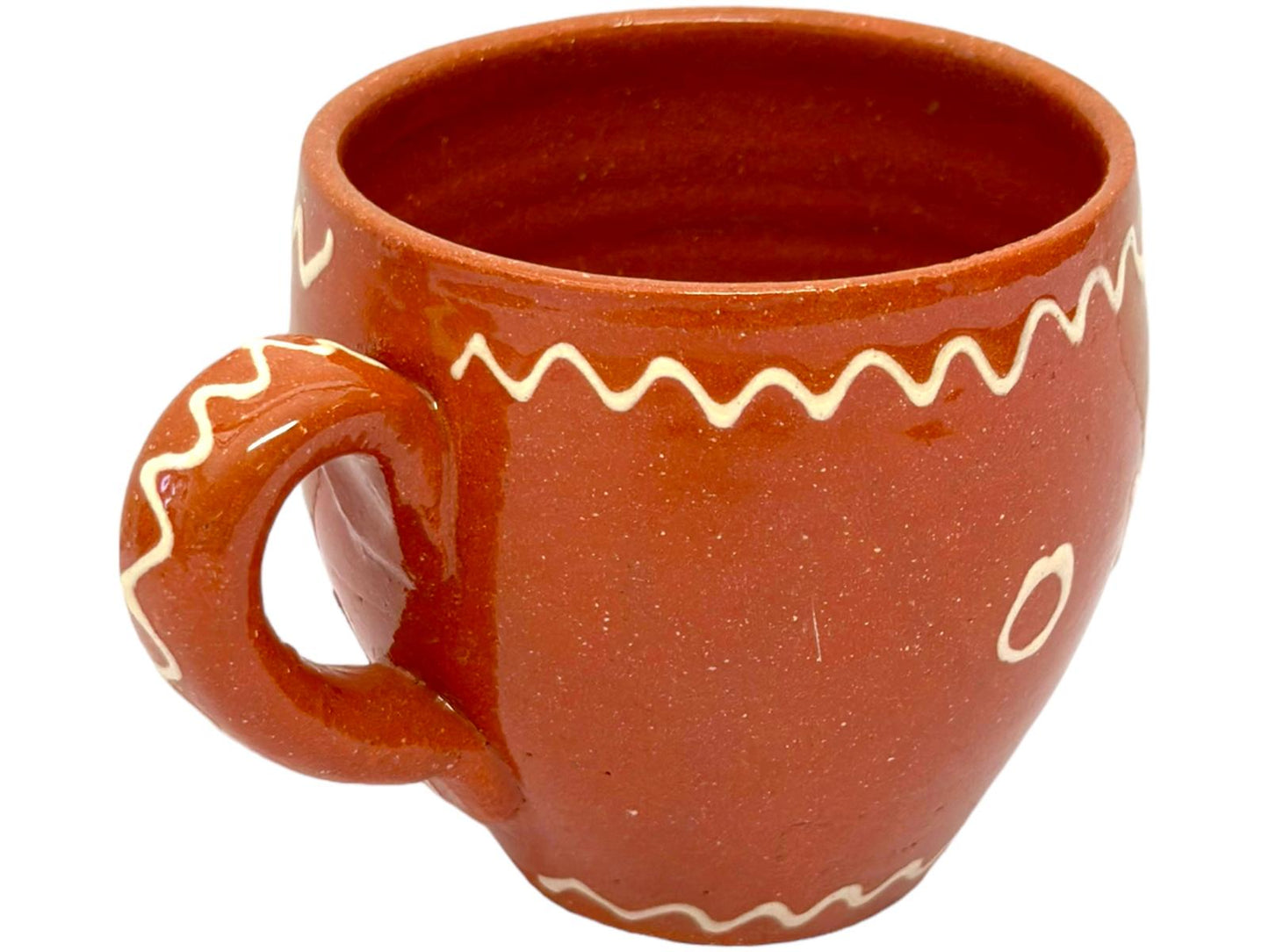 Edgar Picas Copo Redondo Regional O Vinho Faz Cair Portuguese Terracotta Oval Mug 8.5cm x 9cm