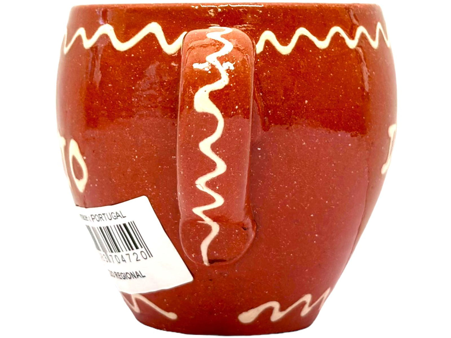 Edgar Picas Copo Redondo Regional Deste Vinho Gosto Portuguese Terracotta Oval Mug 8.5cm x 9cm