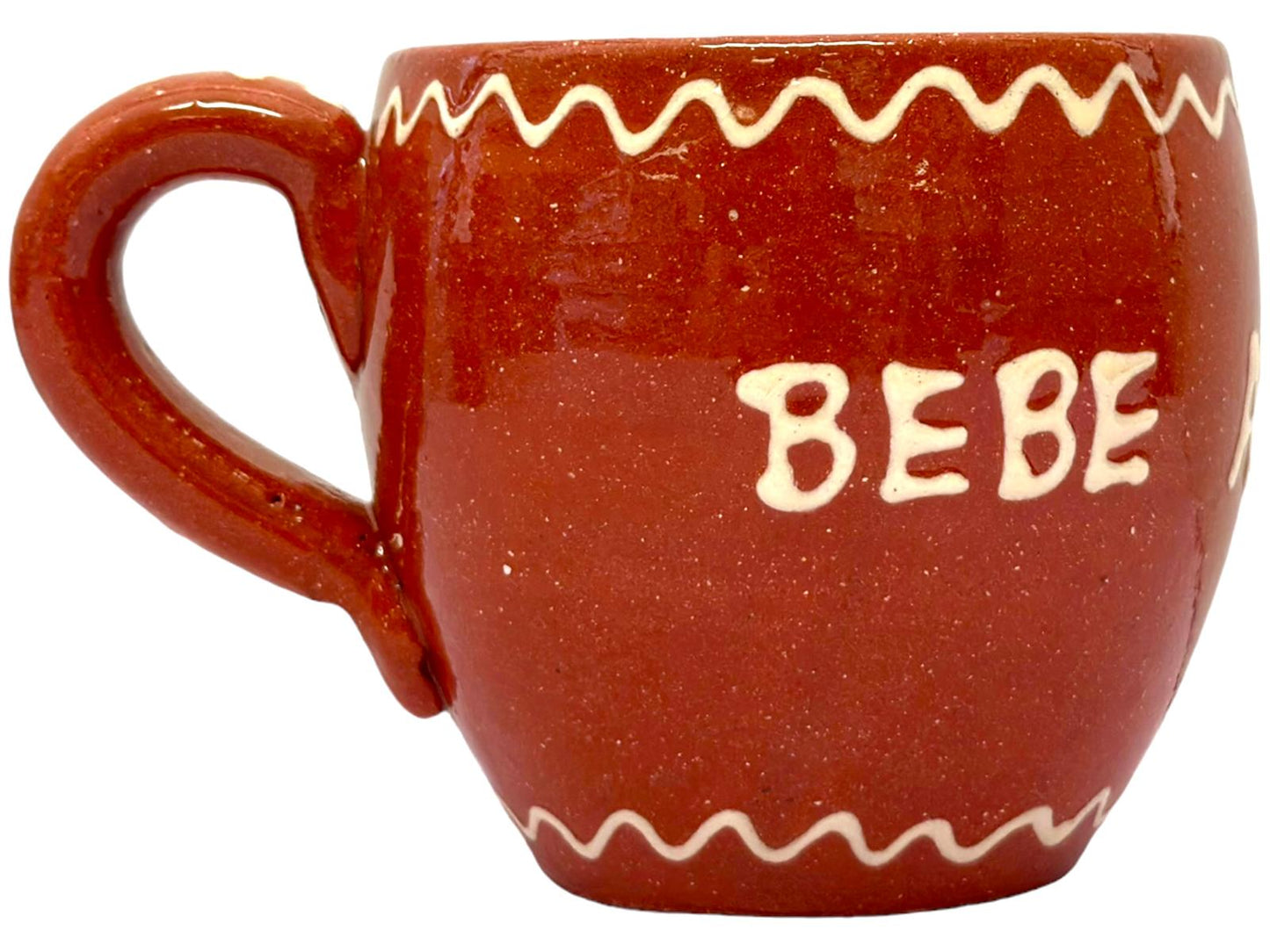 Edgar Picas Copo Redondo Regional Nao Bebe Ate Cair Terracotta Oval Mug 8.5cm x 9cm