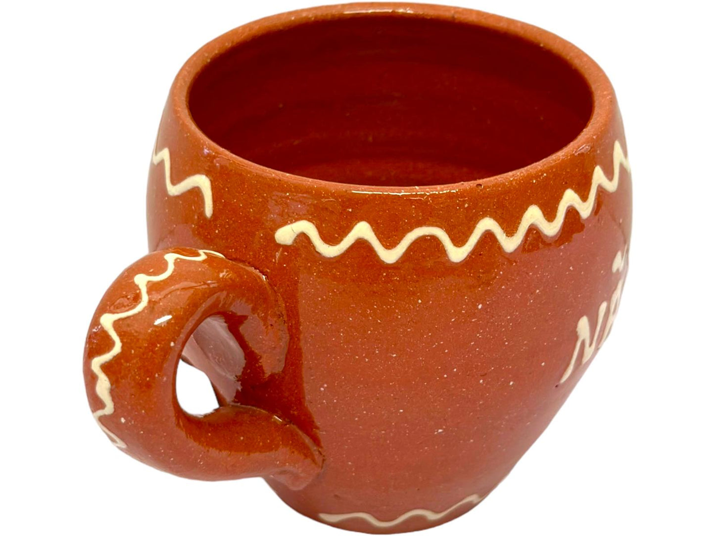 Edgar Picas Copo Redondo Regional Nao Bebas Tanto Terracotta Oval Mug 8.5cm x 9cm