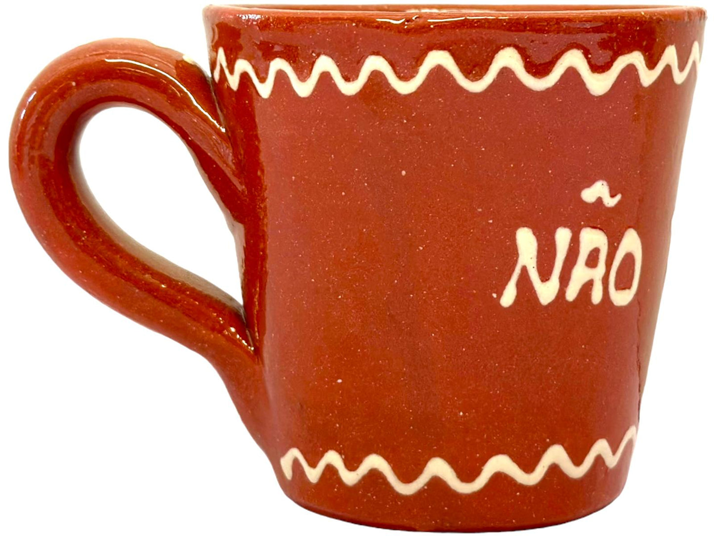 Edgar Picas Copo Direito Nao Bebas Mais Portuguese Terracotta Mug 8.5cm x 9cm