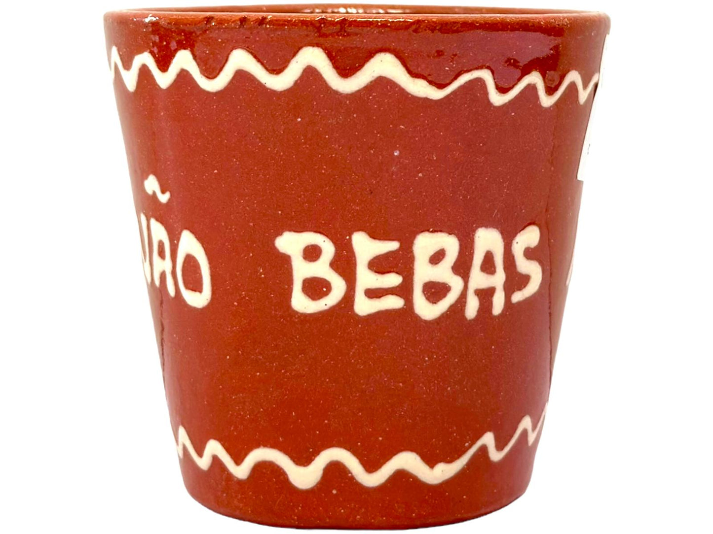 Edgar Picas Copo Direito Nao Bebas Mais Portuguese Terracotta Mug 8.5cm x 9cm