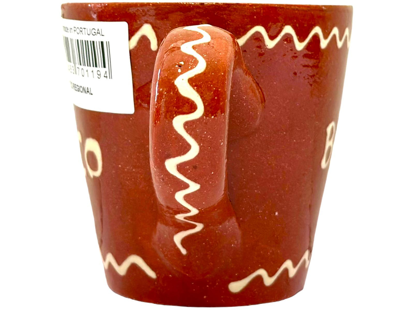 Edgar Picas Copo Direito Bebe Vinho Branco Portuguese Terracotta Mug 8.5cm x 9cm