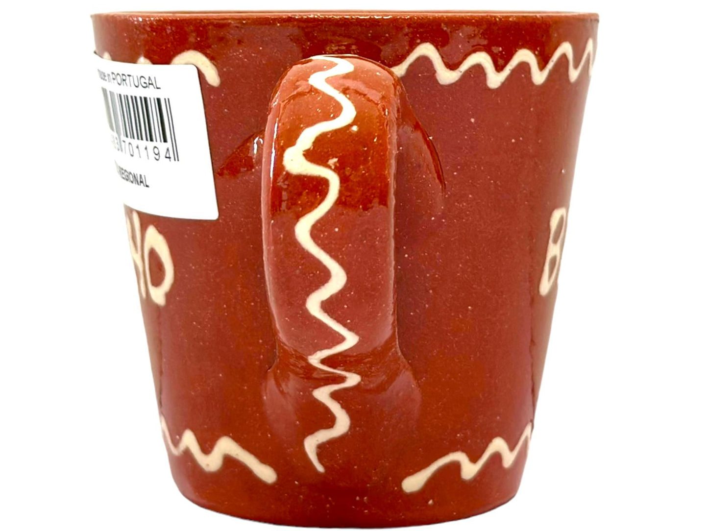 Edgar Picas Copo Direito Bebe Menos Vinho Portuguese Terracotta Mug 8.5cm x 9cm