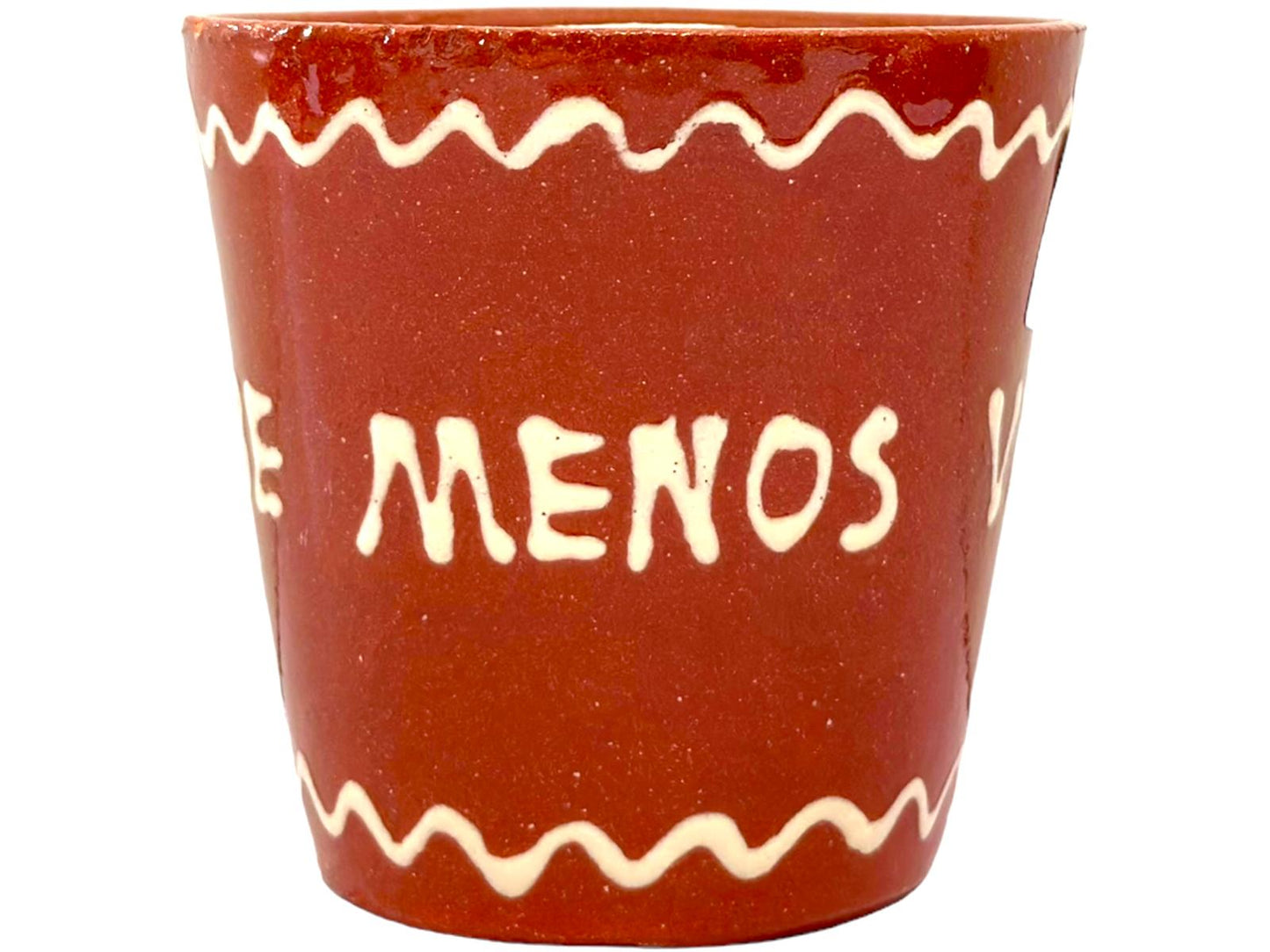 Edgar Picas Copo Direito Bebe Menos Vinho Portuguese Terracotta Mug 8.5cm x 9cm