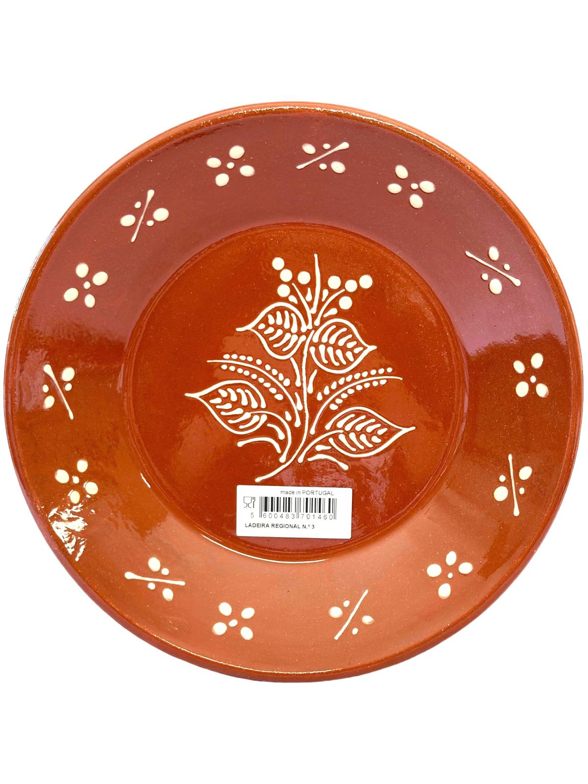 Edgar Picas Ladeira Regional 3 Portuguese Terracotta Pot 25cm x 4.5cm