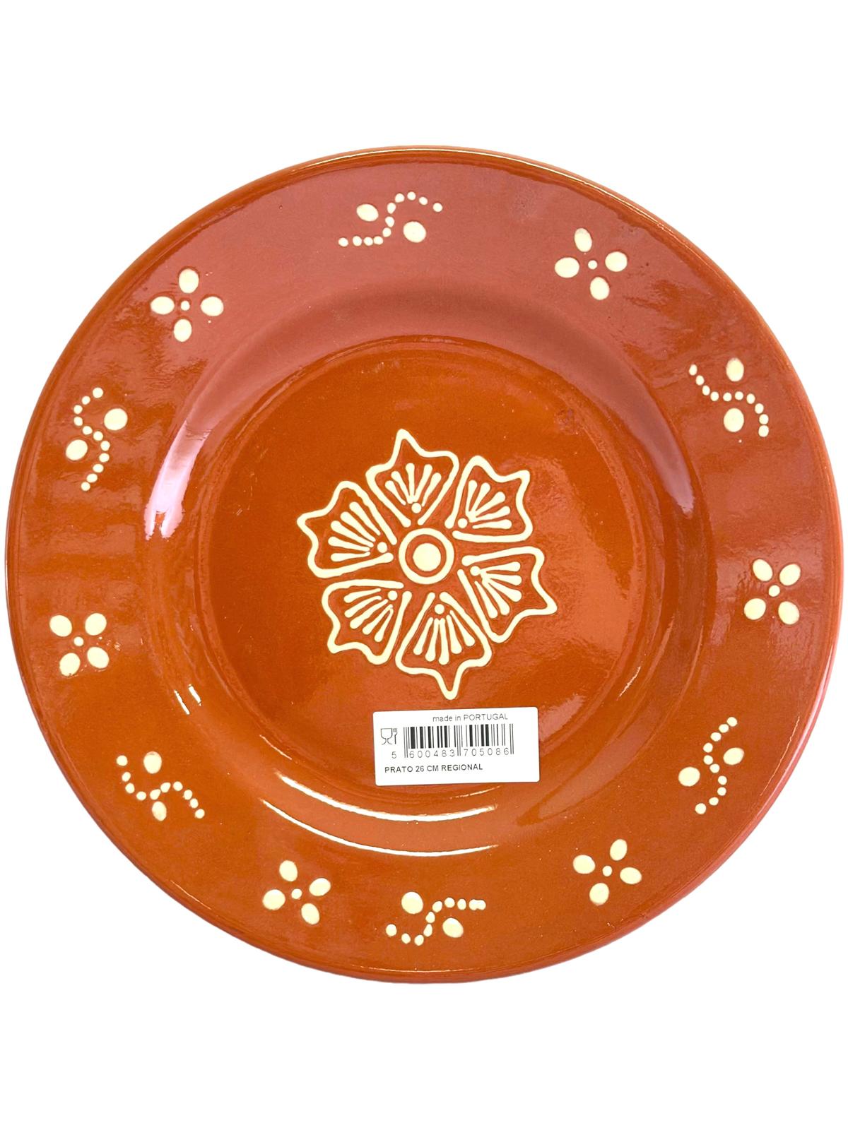 Edgar Picas Prato Portuguese Terracotta Plate 26cm