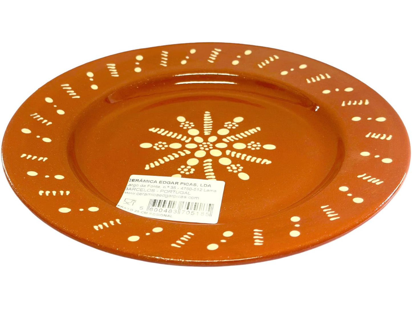 Edgar Picas Prato Portuguese Terracotta Plate 25cm