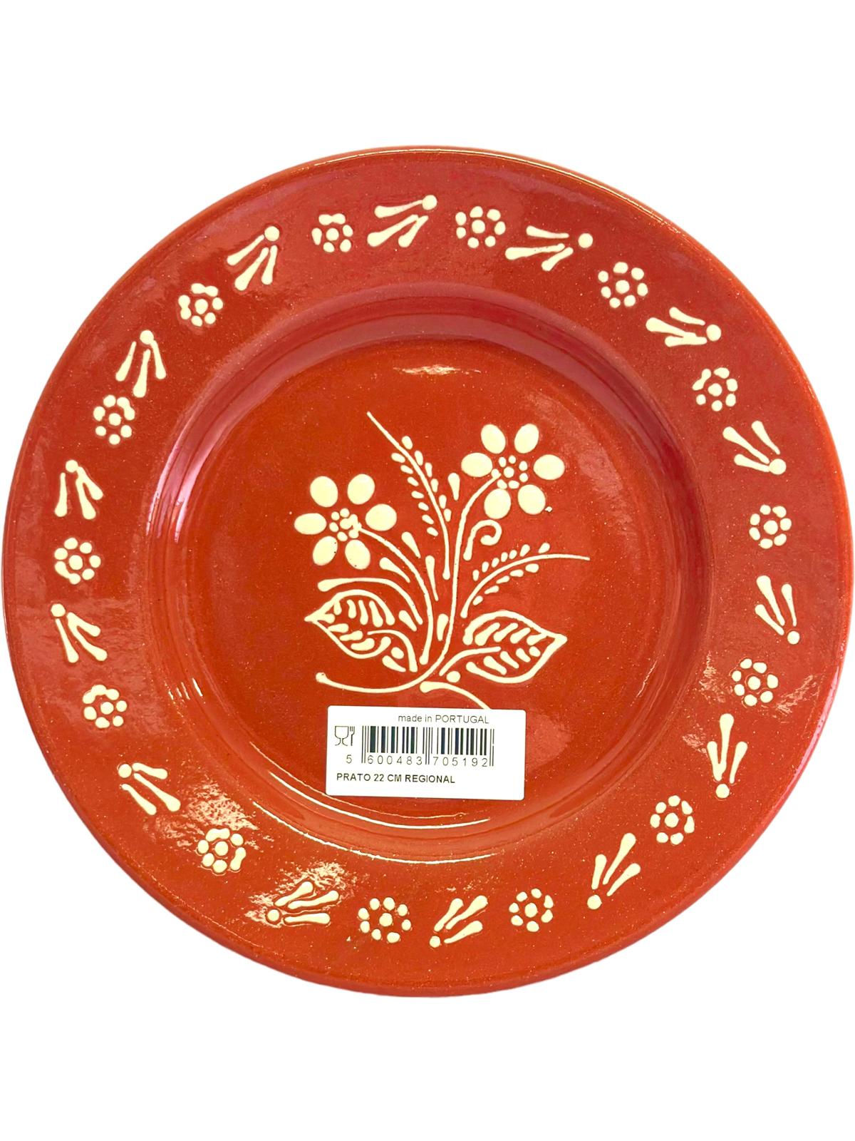 Edgar Picas Prato Portuguese Terracotta Plate 22cm