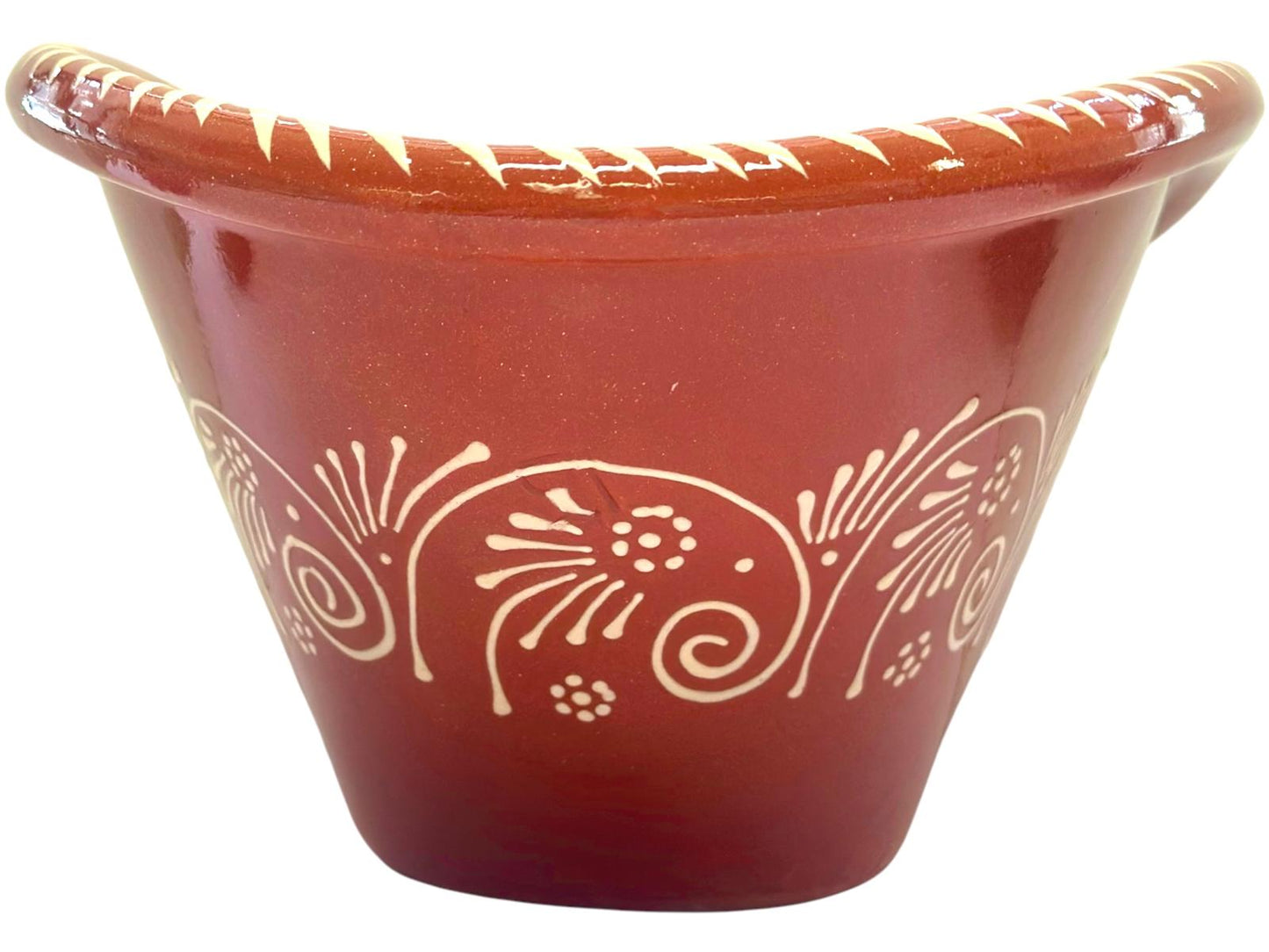 Edgar Picas Torto Regional 3 Portuguese Terracotta Pot H 16cm W 23cm L 34cm
