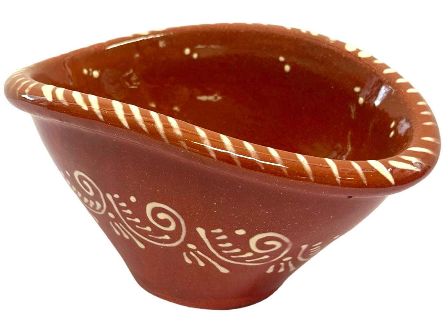 Edgar Picas Torto Regional 0 Portuguese Terracotta Pot h 8.5cm w 12cm l 16.5