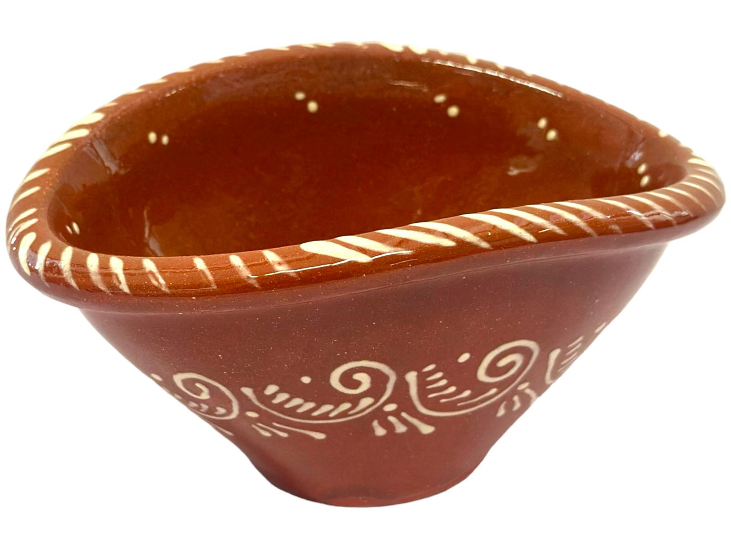 Edgar Picas Torto Regional 0 Portuguese Terracotta Pot h 8.5cm w 12cm l 16.5