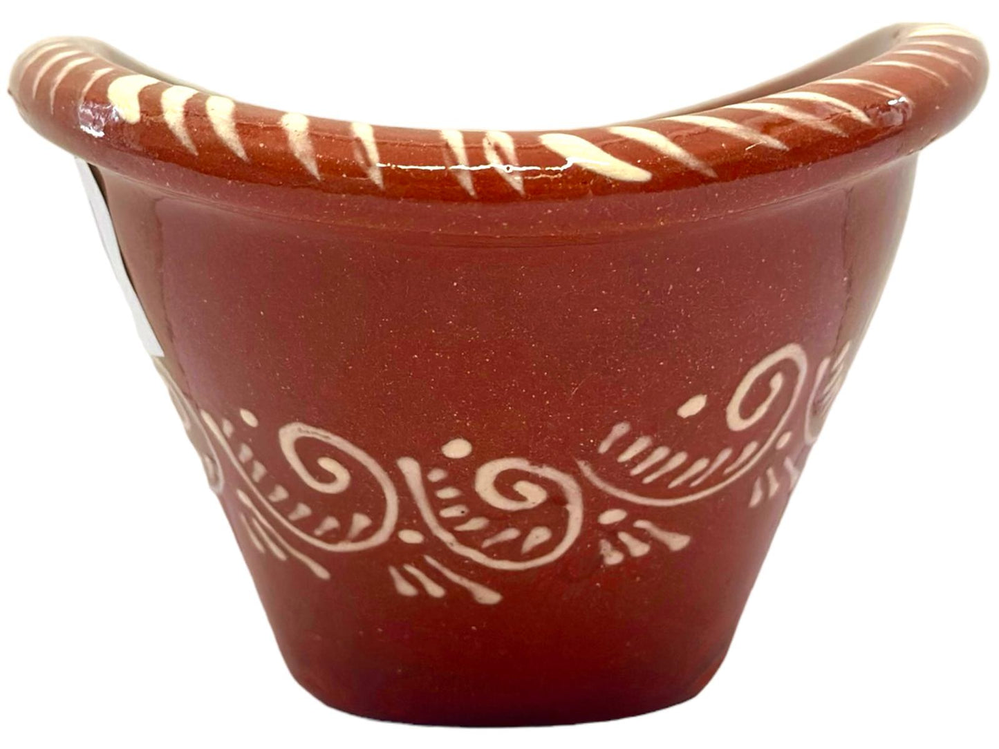 Edgar Picas Torto Regional 0 Portuguese Terracotta Pot h 8.5cm w 12cm l 16.5