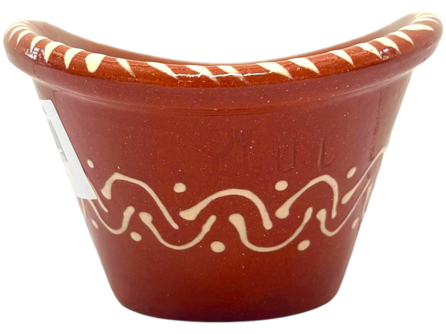 Edgar Picas Torto Regional 0+0 Portuguese Terracotta Pot h 7.5cm w 10cm L 14cm