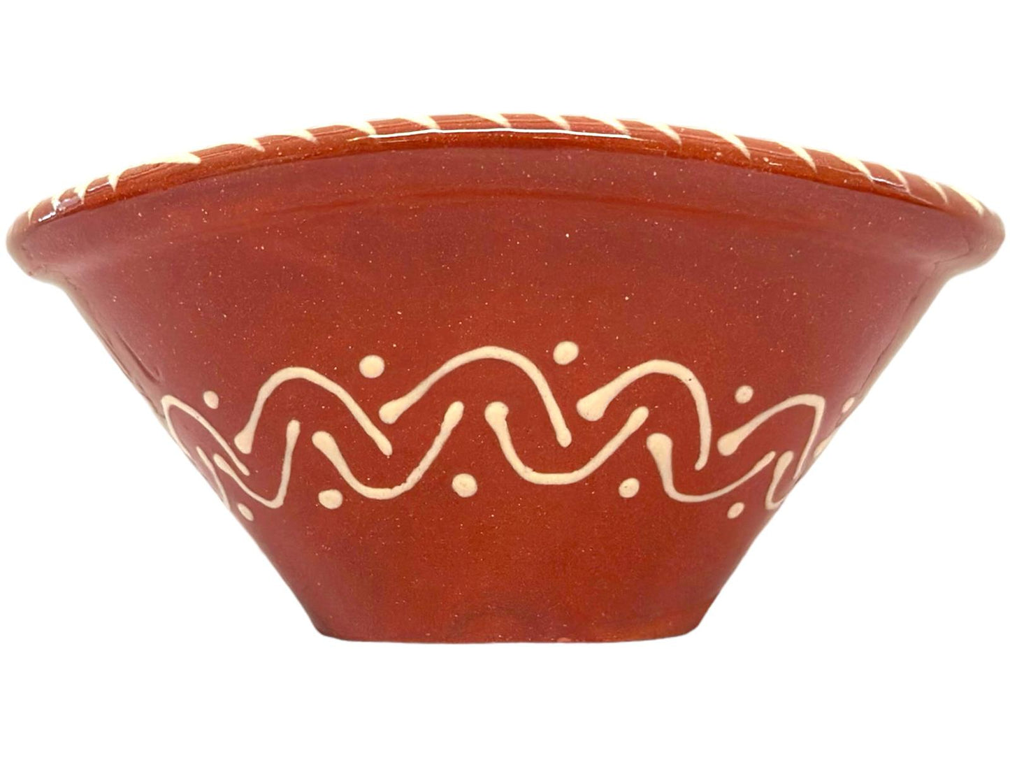 Edgar Picas Torto Regional 0+0 Portuguese Terracotta Pot h 7.5cm w 10cm L 14cm