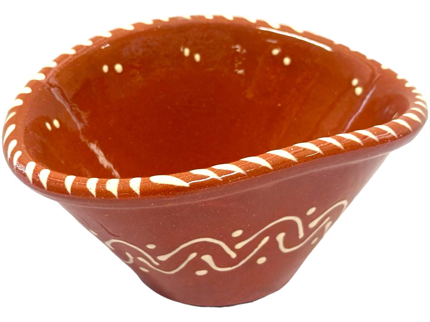 Edgar Picas Torto Regional 0+0 Portuguese Terracotta Pot h 7.5cm w 10cm L 14cm