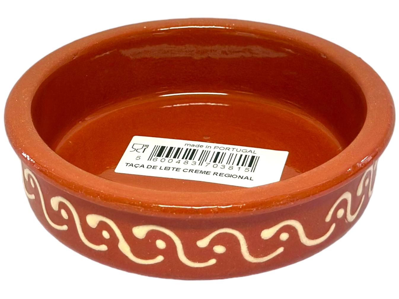 Edgar Picas Taca De Leite Creme Regional Portuguese Terracotta Tapas Dish 3.5cm x 12.5cm