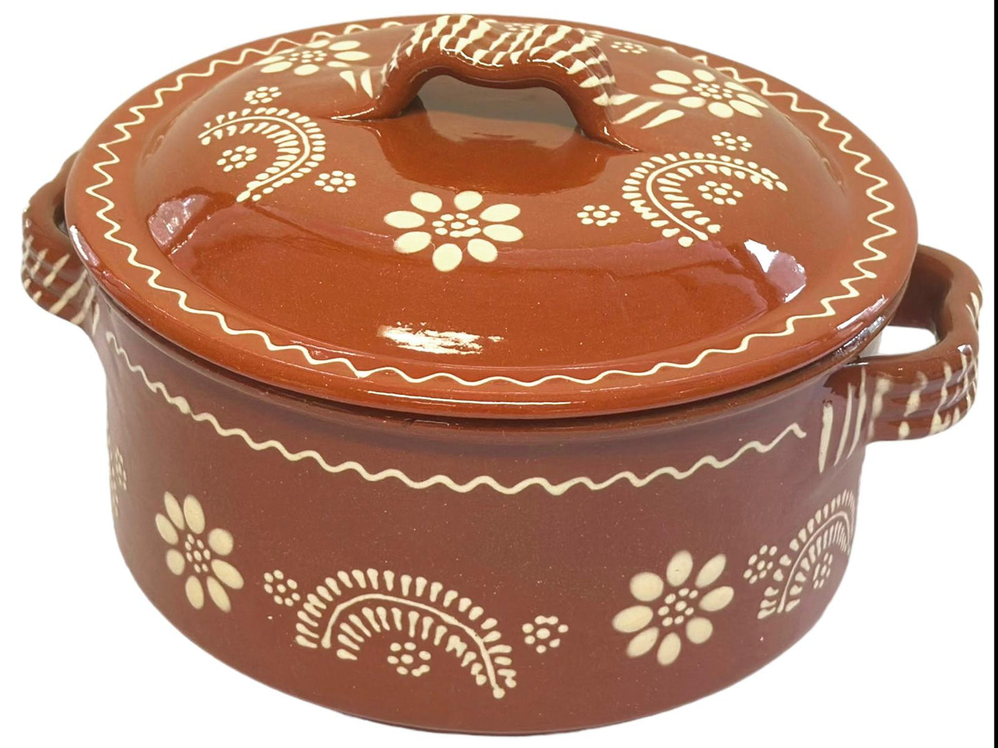 Edgar Picas Tacho Regional 3 Portuguese Terracotta Pot H 11cm W+L23cm