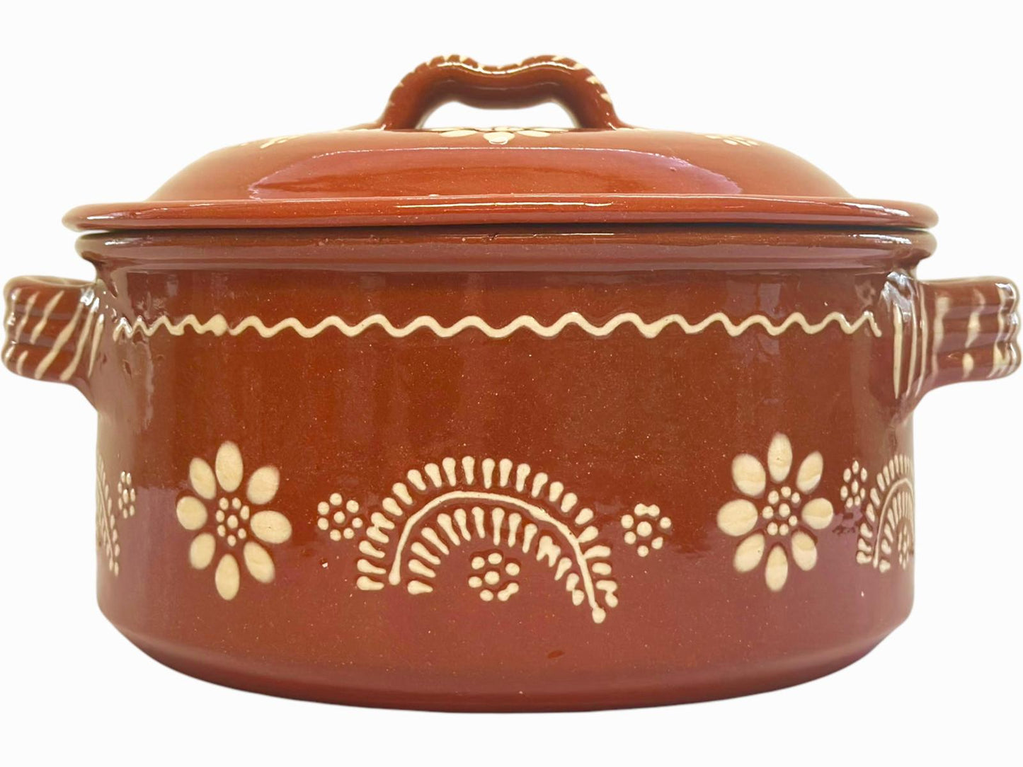 Edgar Picas Tacho Regional 3 Portuguese Terracotta Pot H 11cm W+L23cm
