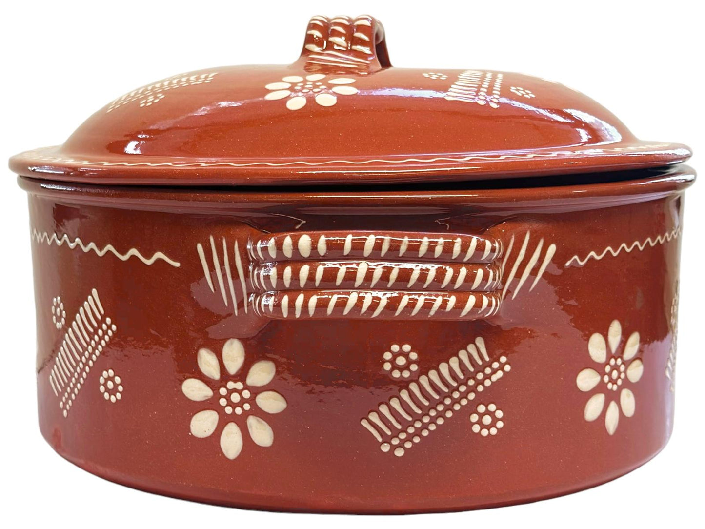 Edgar Picas Tacho Regional 6 Portuguese Terracotta Pot H 14cm W+L 34cm