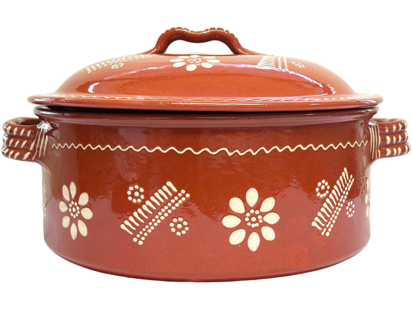 Edgar Picas Tacho Regional 6 Portuguese Terracotta Pot H 14cm W+L 34cm