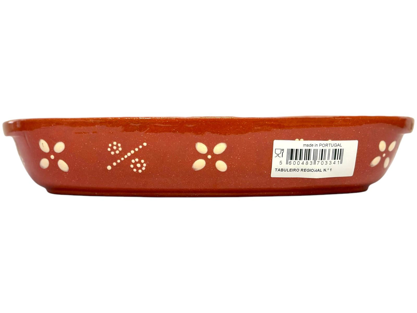 Edgar Picas Tabuleiro Regional 1 Portuguese Terracotta Tray H 5.5cm W 19cm L 30cm