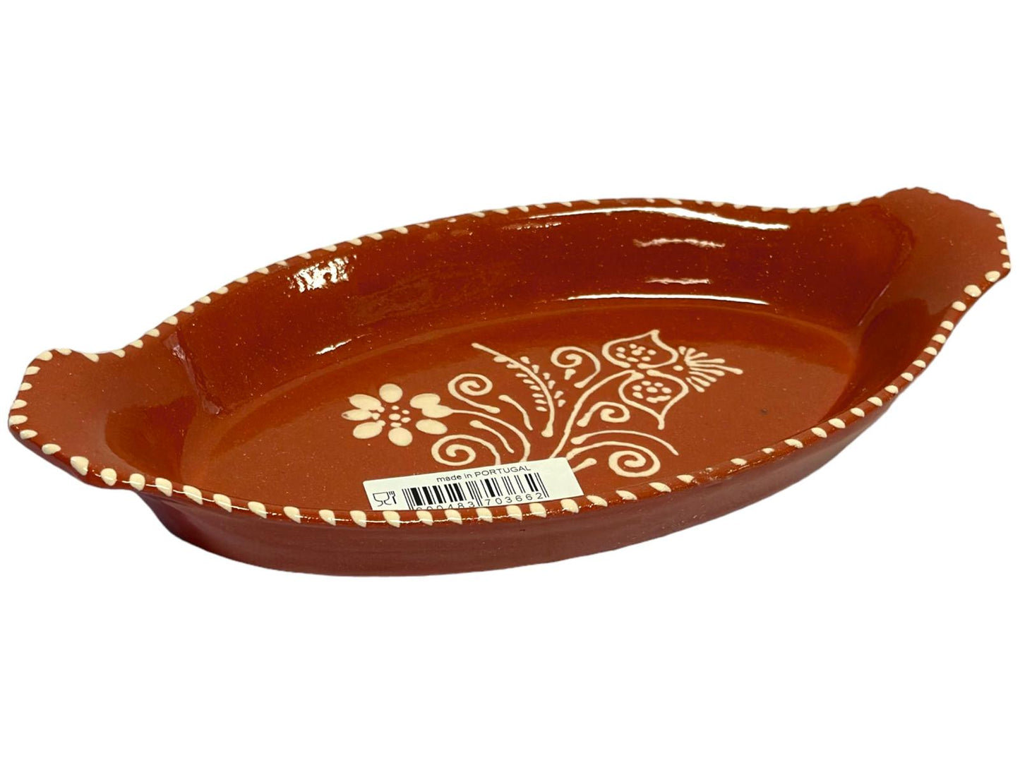 Edgar Picas Travessa Barco Regional Personalizada 1 Portuguese Terracotta Boat Shaped Tray cm x cm x cm