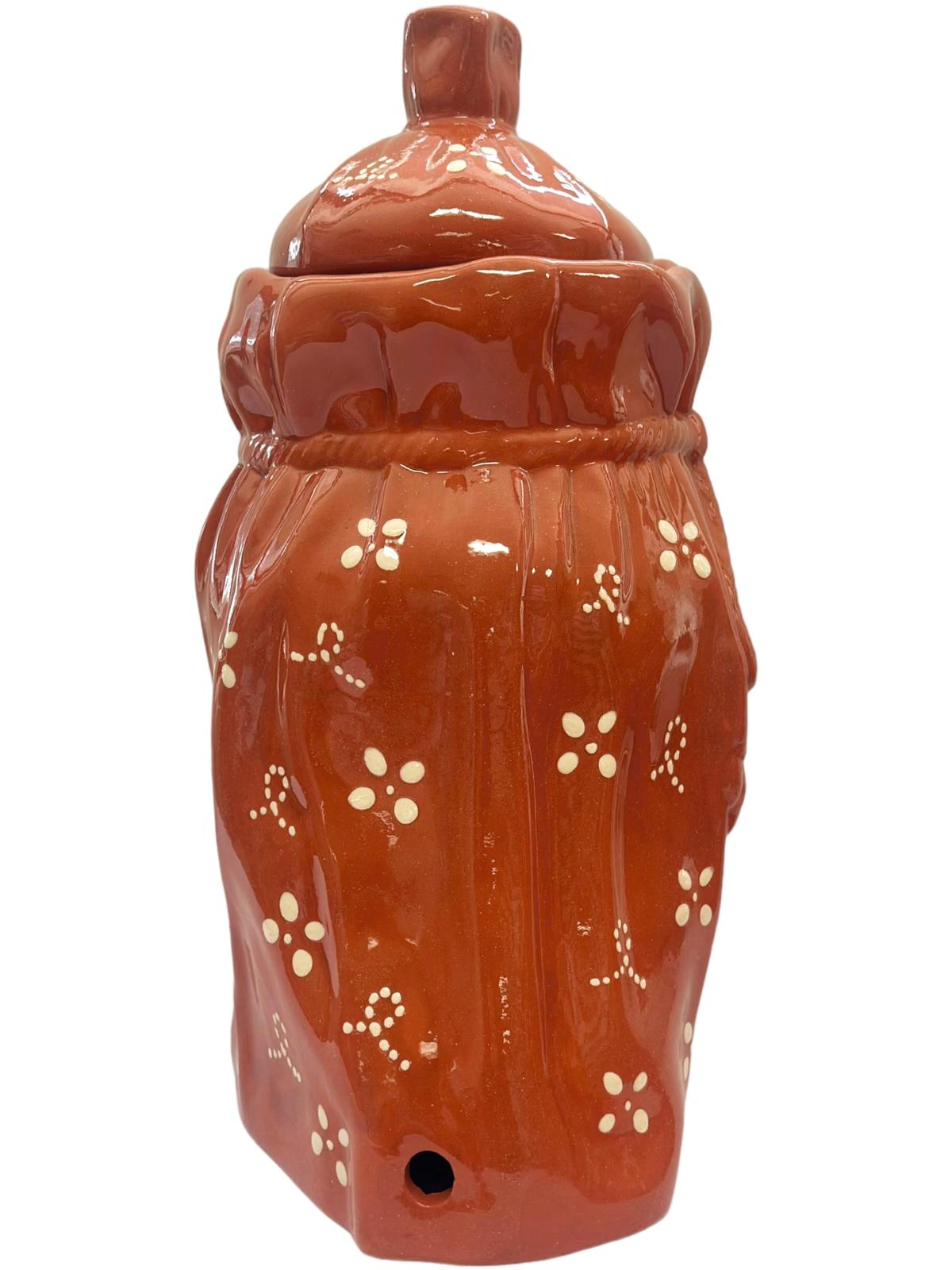 Edgar Picas Saco de Batata Regional Portuguese Terracotta Regional Potato Storage Jar H 27cm W 15cm L 27cm