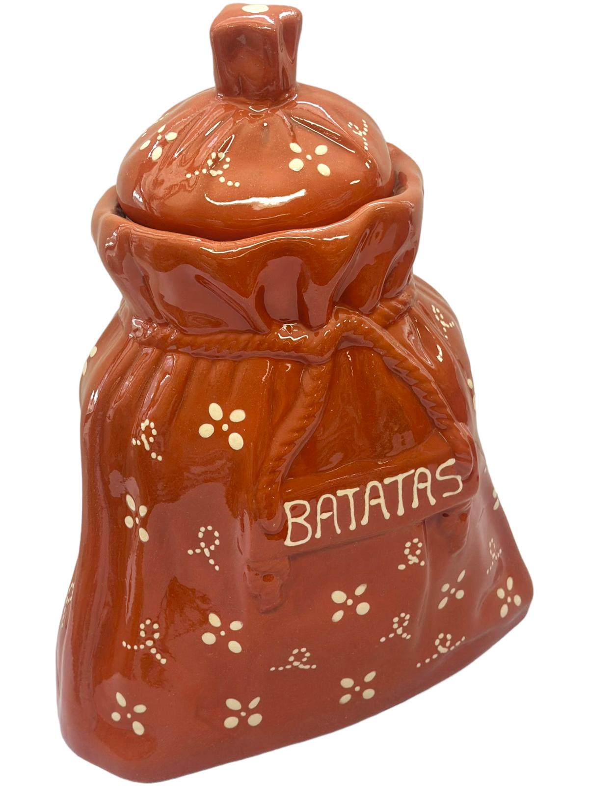 Edgar Picas Saco de Batata Regional Portuguese Terracotta Regional Potato Storage Jar H 27cm W 15cm L 27cm
