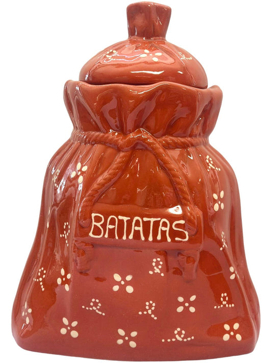 Edgar Picas Saco de Batata Regional Portuguese Terracotta Regional Potato Storage Jar H 27cm W 15cm L 27cm