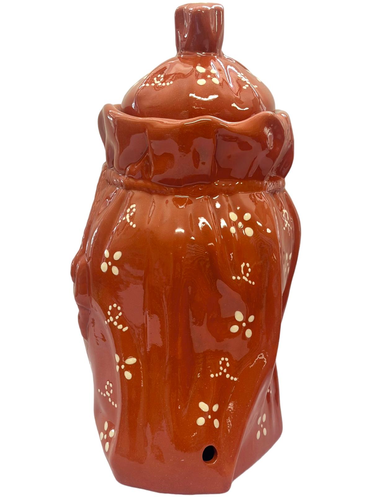 Edgar Picas Saco de Batata Regional Portuguese Terracotta Regional Potato Storage Jar H 27cm W 15cm L 27cm