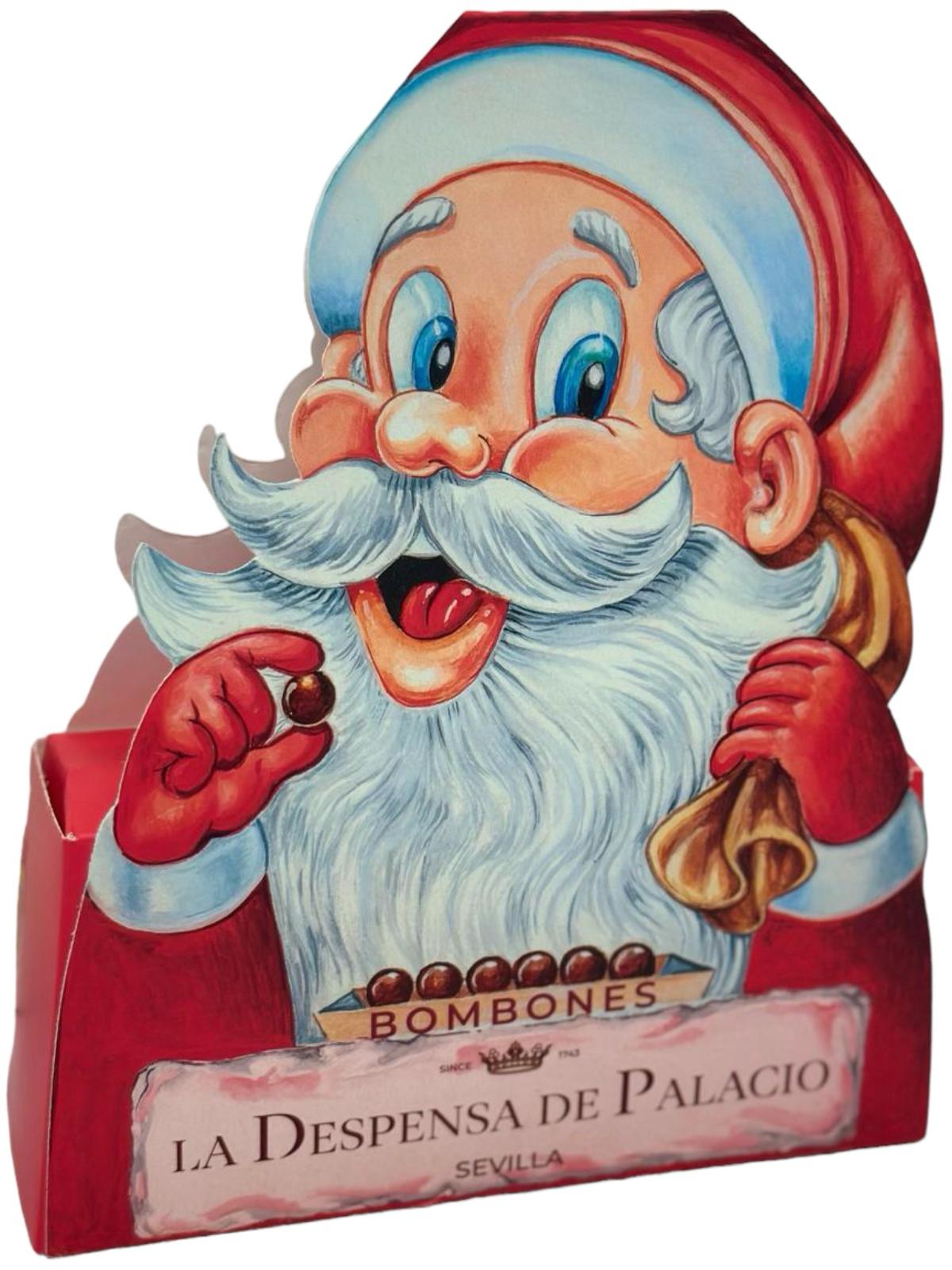 La Despensa de Palacio Santa Claus Box Chocolate Truffles with Almond and Hazelnut Paste 140g