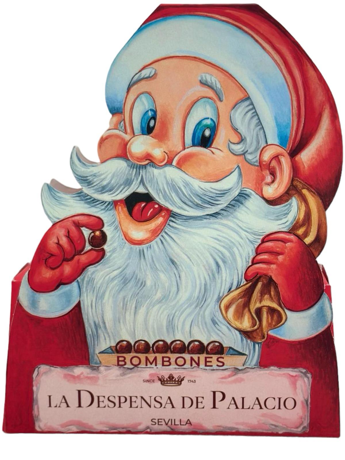 La Despensa de Palacio Santa Claus Box Chocolate Truffles with Almond and Hazelnut Paste 140g