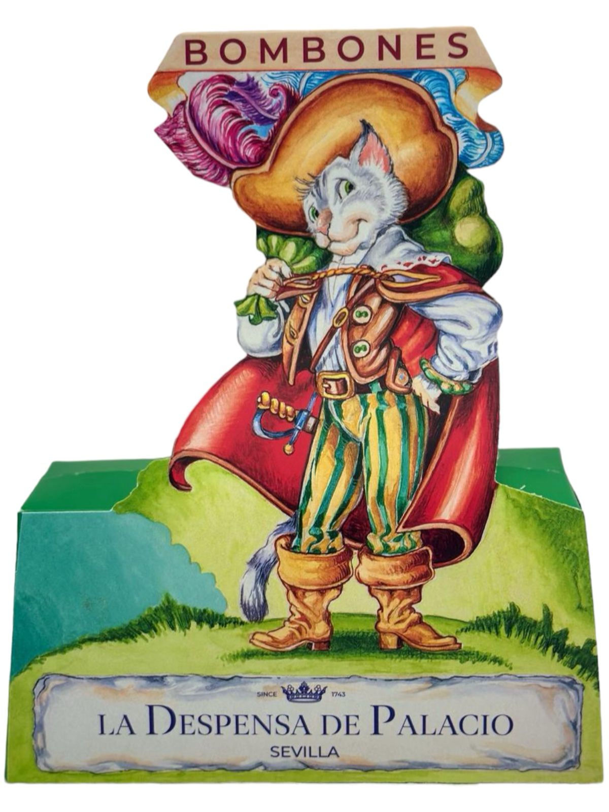 La Despensa de Palacio Puss in Boots Box Chocolate Truffles with Almond and Hazelnut Paste 140g