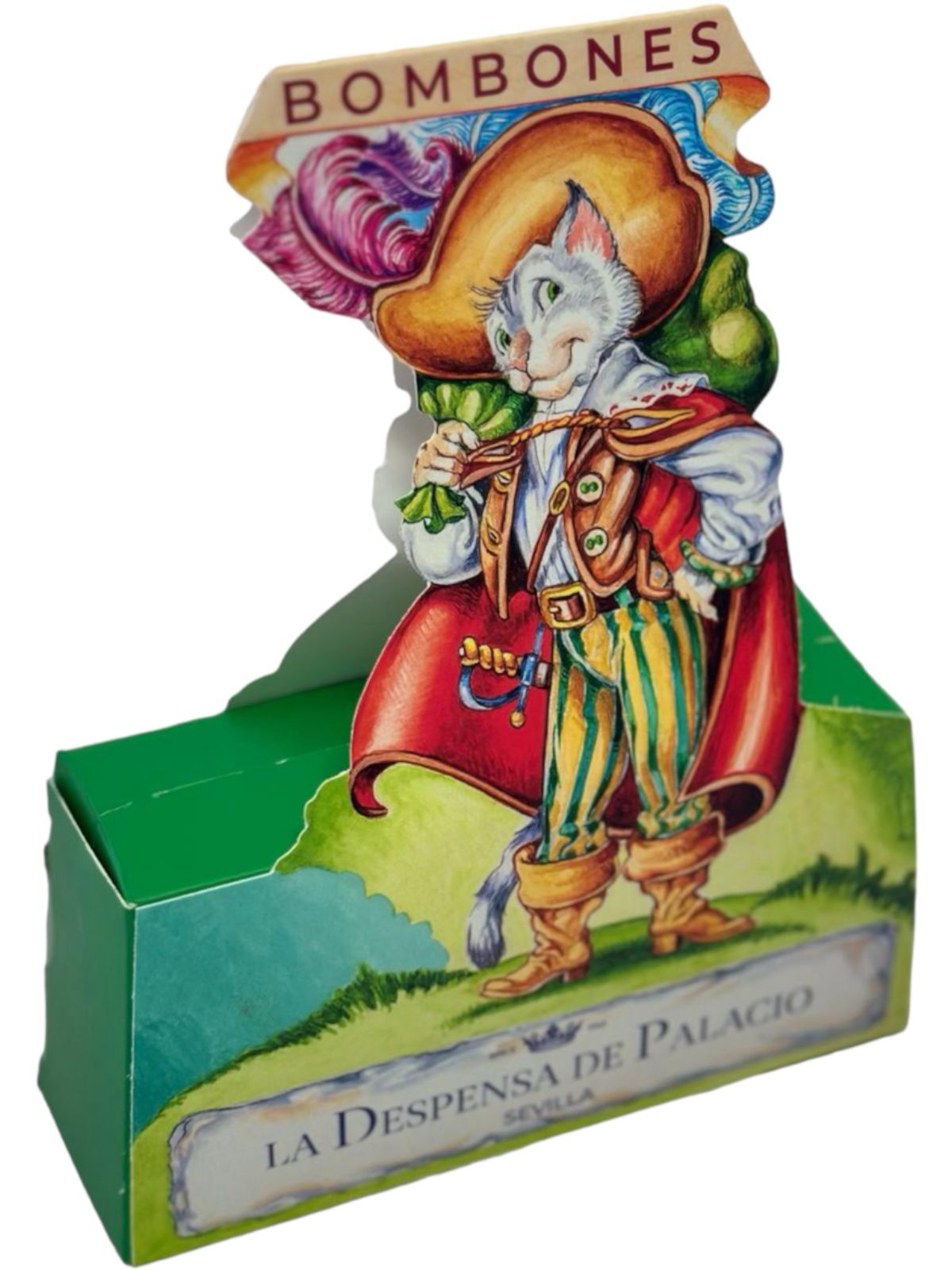La Despensa de Palacio Puss in Boots Box Chocolate Truffles with Almond and Hazelnut Paste 140g